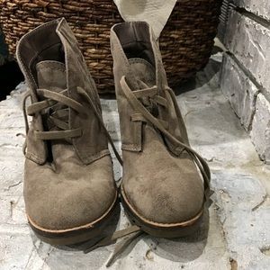 Merona khaki booties